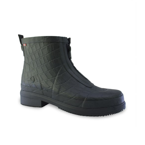 Gyda Crocco Zipper Gummistøvler, kvinder, sort