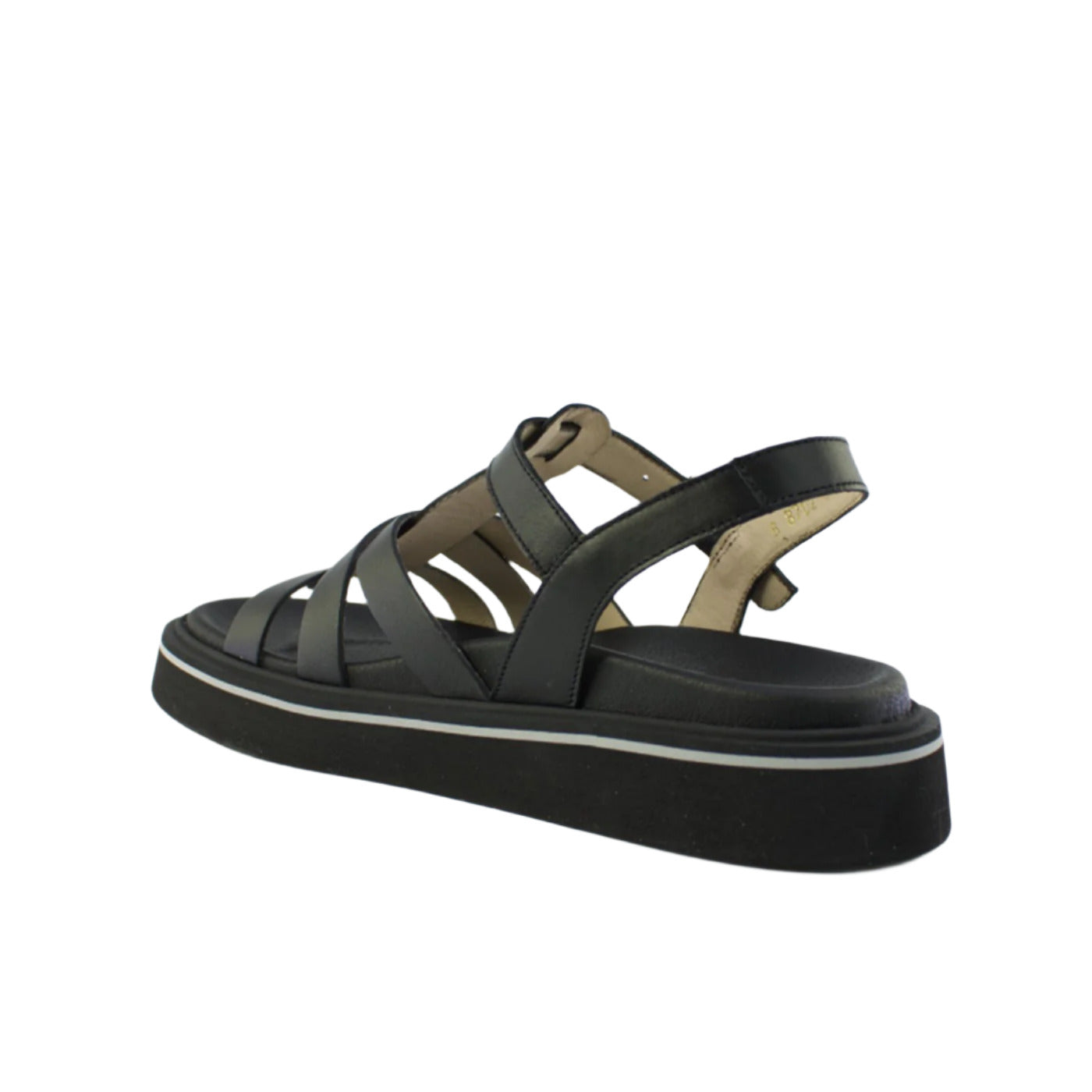 Flade sandaler, kvinder, sort