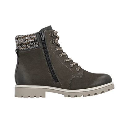 Varm støvle med foer, kvinder- grå/brun