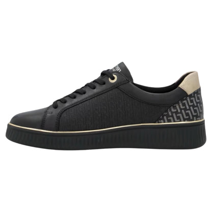Sneakers, kvinder, sort / guld
