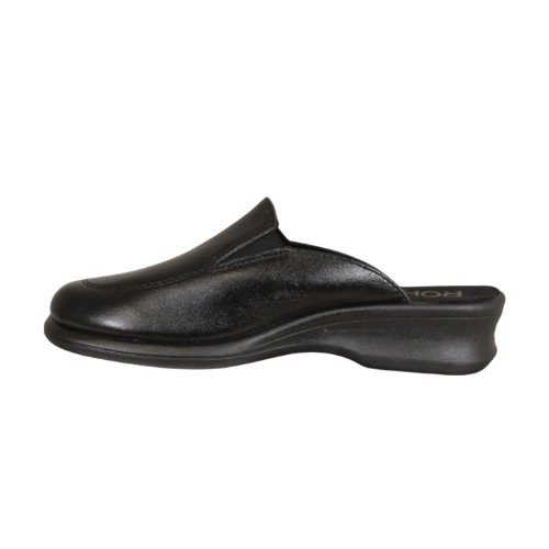 Skind hjemmesko, til kvinder- sort