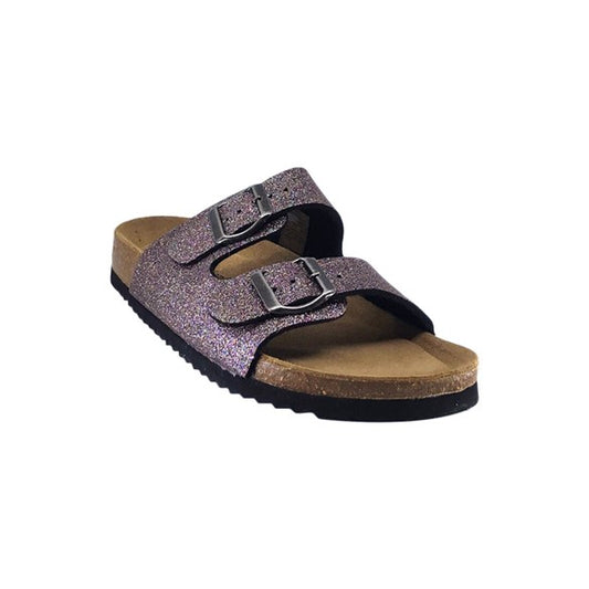 Slippers, kvinder, multi glimmer
