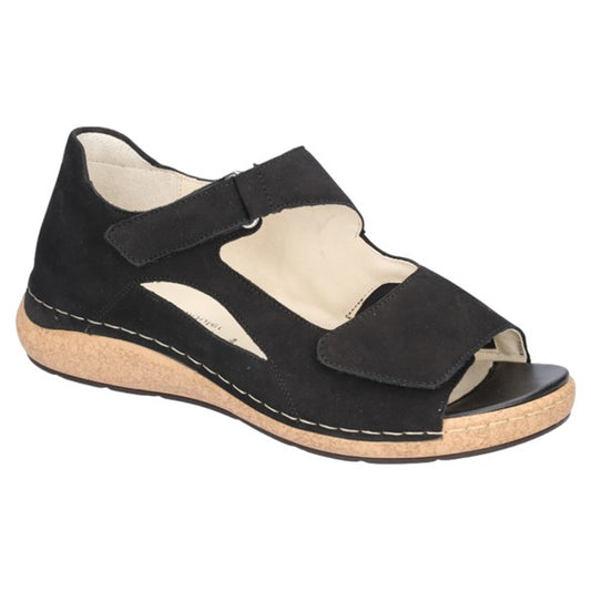 K-Heliett Flade sandaler, kvinder, sort