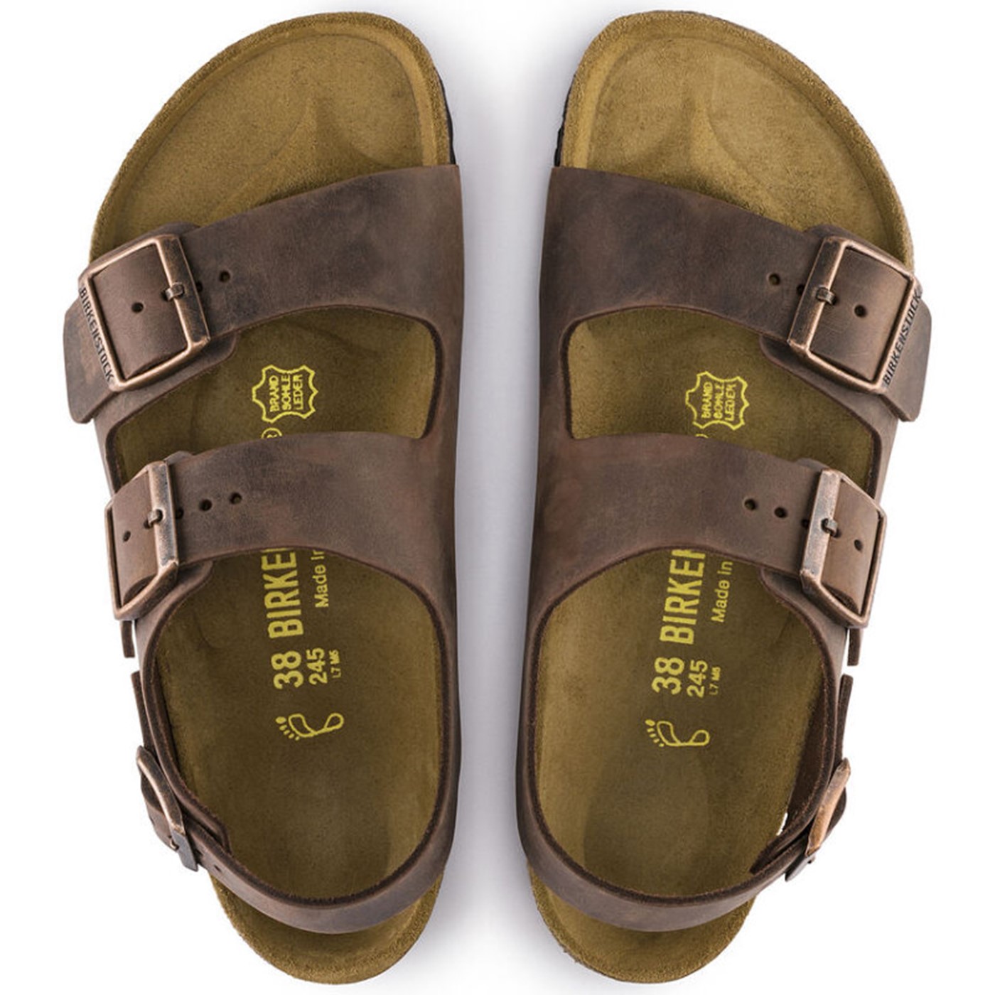 hybrid Nuværende Misforståelse Lækker sandal i brun læder