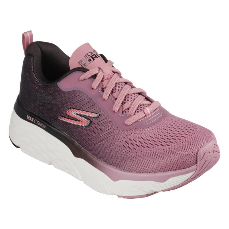 Skechers Max Cushioning Elite - Sneakers Kvinder - Sort / Lyserød